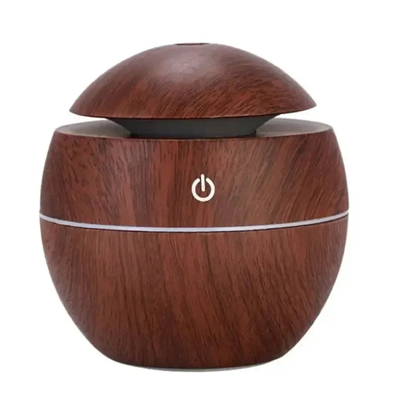 Mini Diffuseur d'Huiles Essentielles  effet Bois